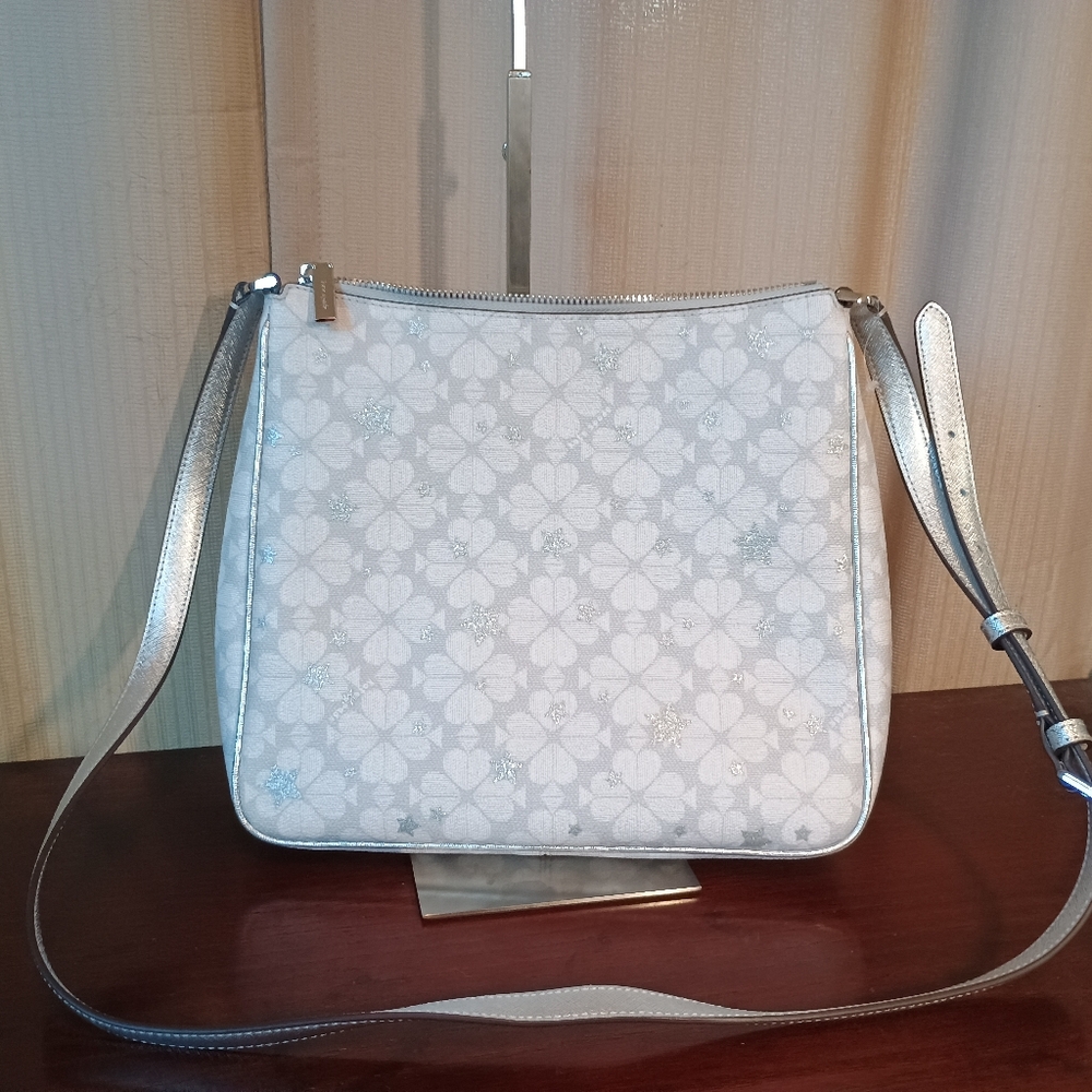 Kate Spade Silver Stars Crossbody NWT - Picture 2 of 6